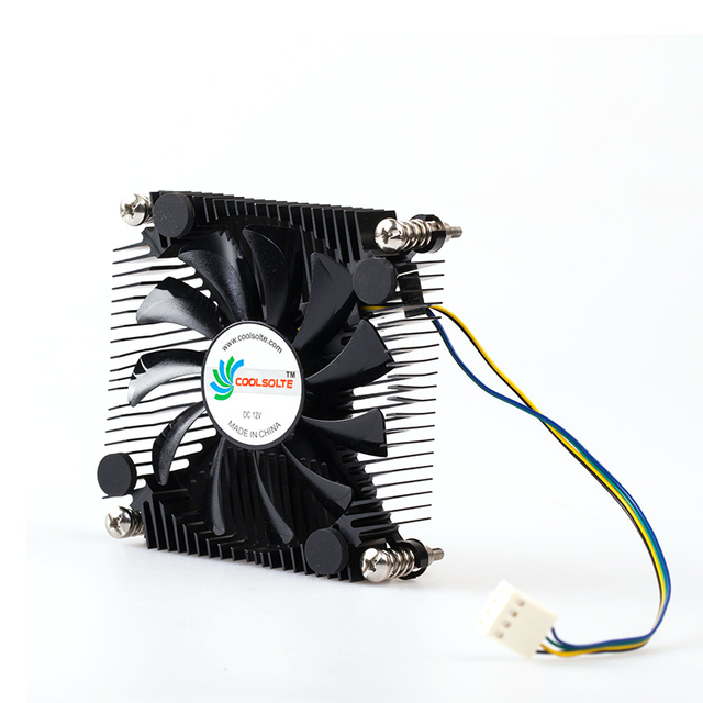 Disipador de calor de refrigeración por agua de computadora de aluminio