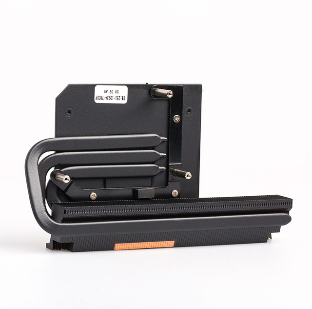 Disipador de calor de aluminio anodizado negro para CPU